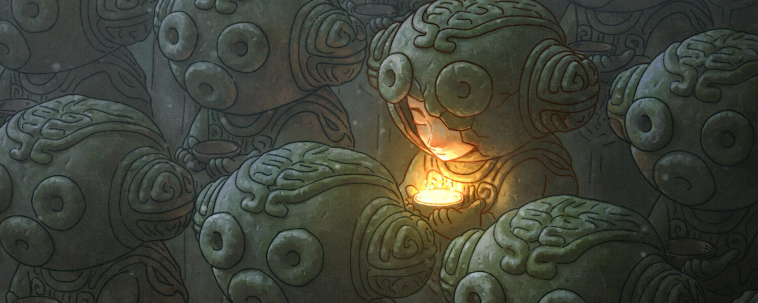 Extrait de la pochette de l'album "Täkomā" de Gondhawa