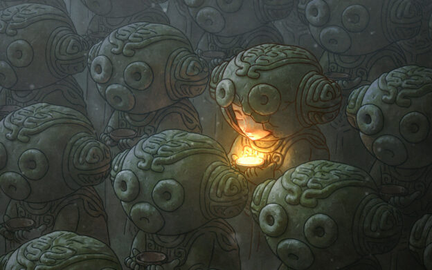 Extrait de la pochette de l'album "Täkomā" de Gondhawa