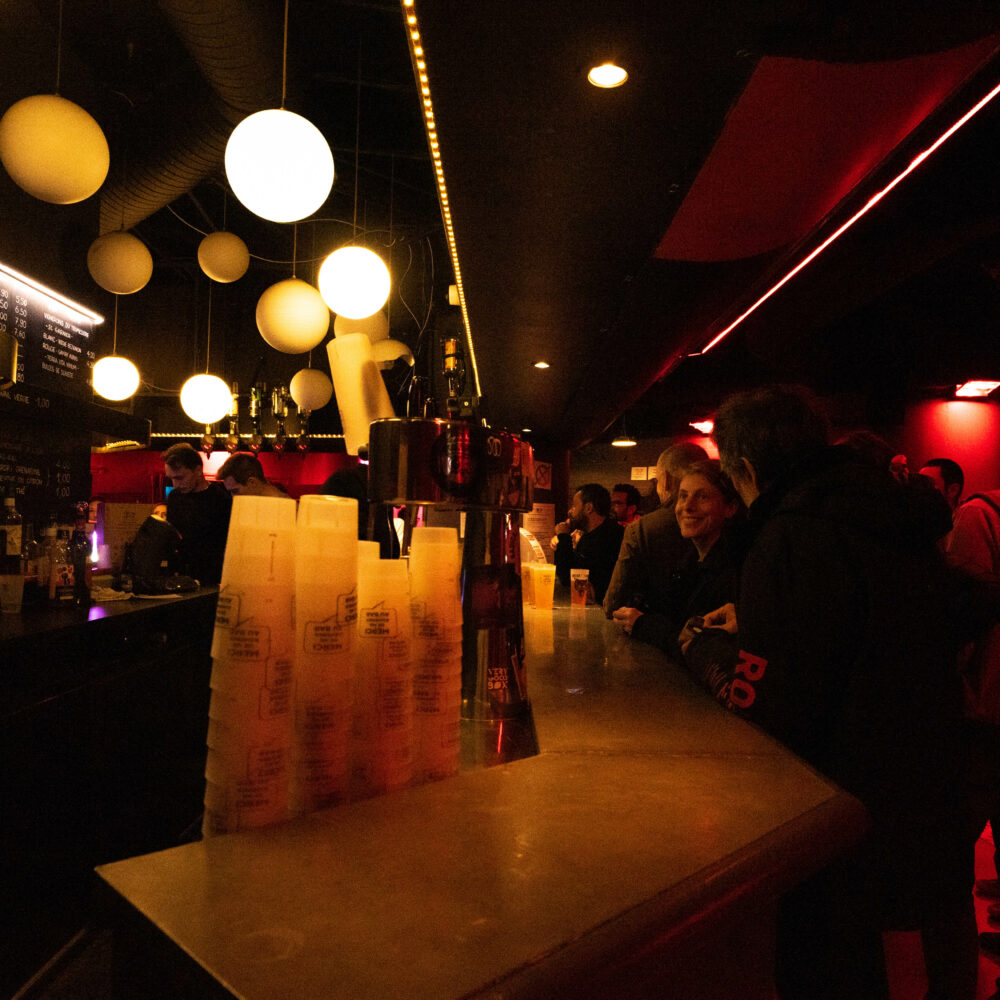 bar en activité