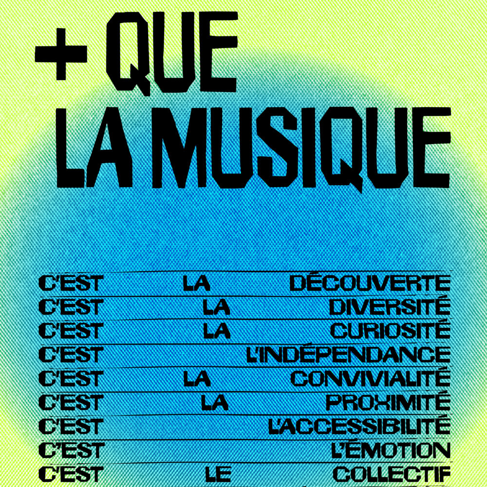 Visuel illustratif de la campagne + que la musique
